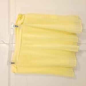 Sugar Thrillz pleated mini skirt - Med - yellow